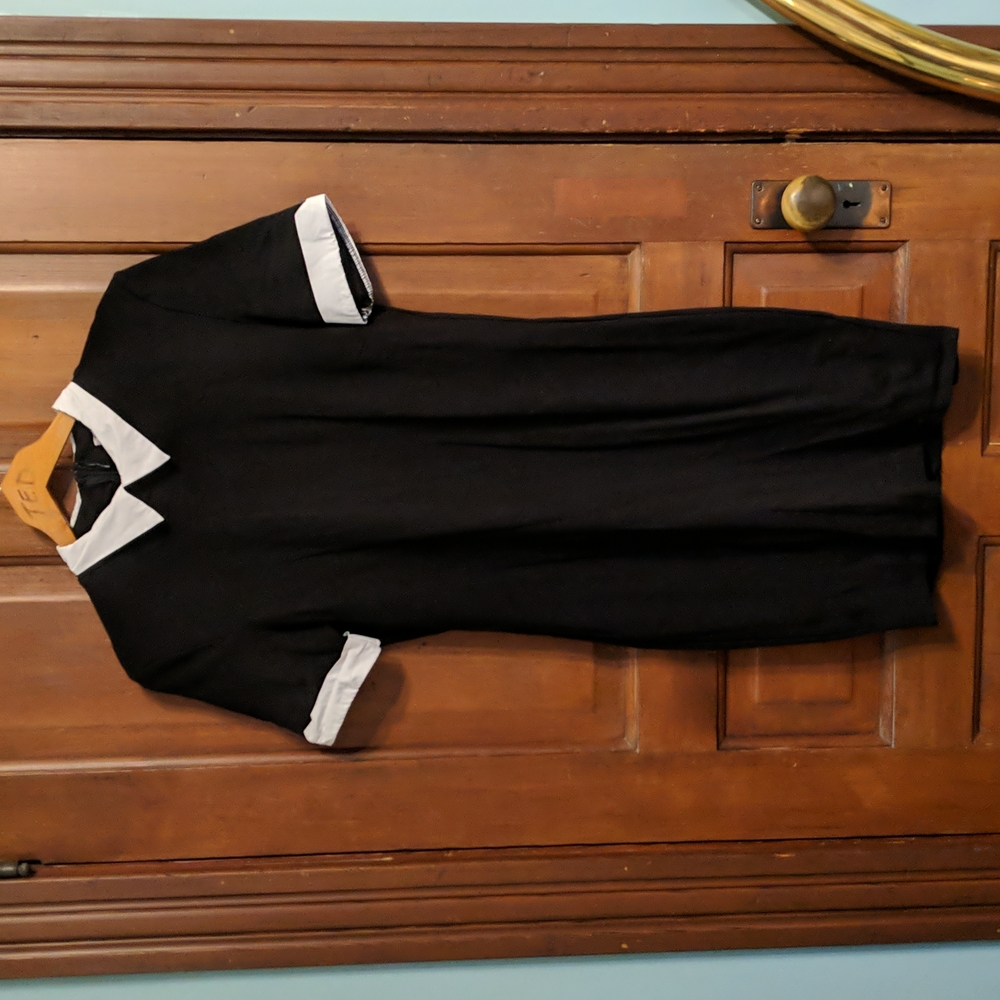 Black and white witchy dress
